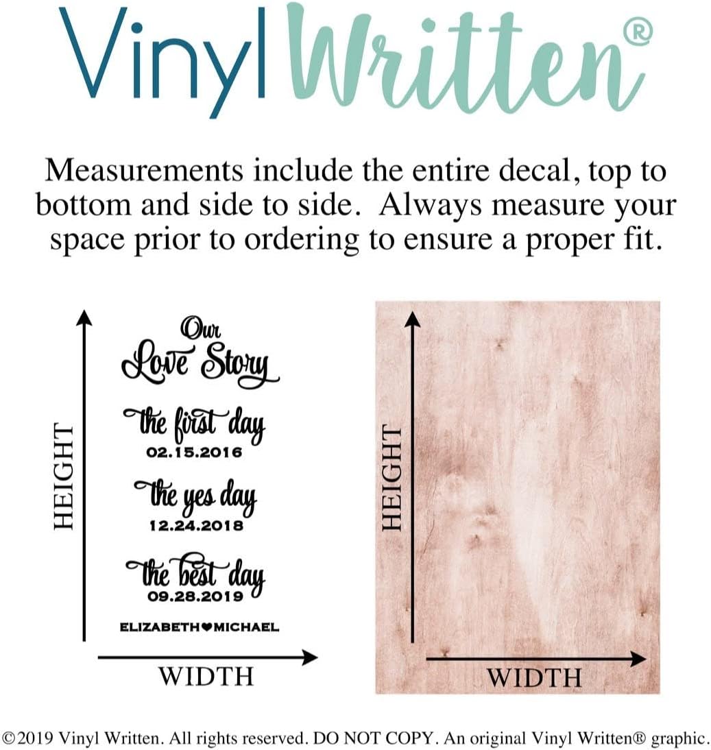 Welcome to Our Wedding Sign Decal, Modern Calligraphy Script, Personalized Wedding Reception and Ceremony Decorations, Several Sizes & Colors, Decal ONLY