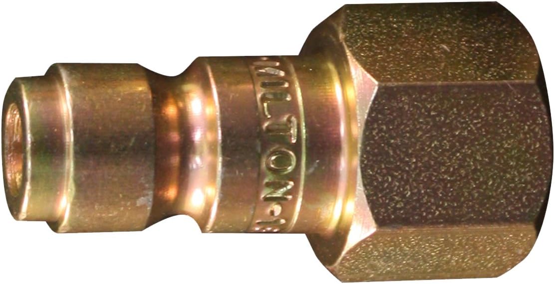 Milton 1808BK 3/8 FNPT P Style Plug - Box of 100