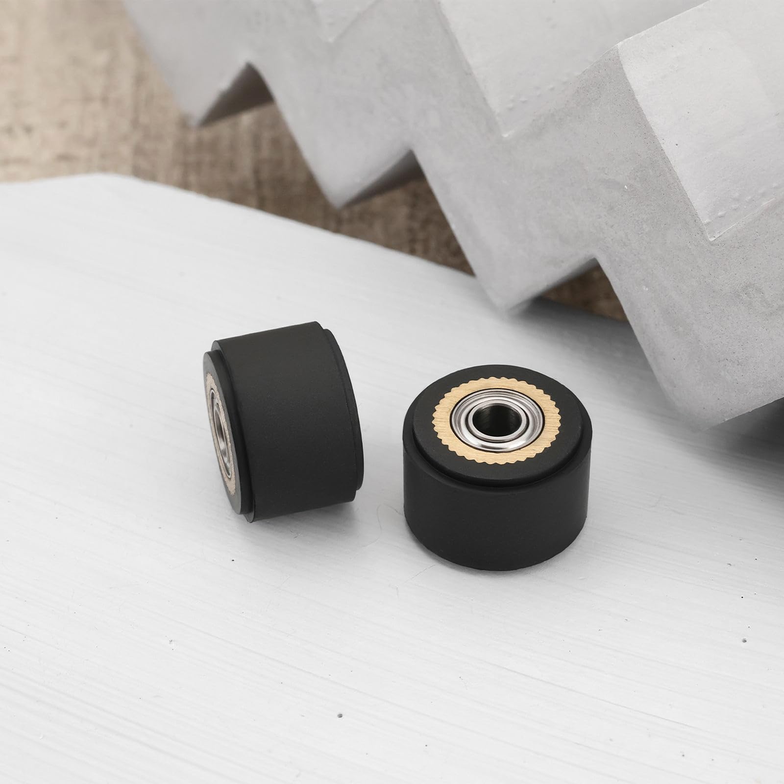 Lot de 4pcs Roue à Galet de Pincement Roulement à Billes en Laiton pour Roue de Pressage de Papier pour Machine de Découpe Compatible avec Roland Compatible avec GCC 4x11x16mm