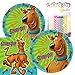 Lobyn Value Pack Scooby Doo Party Plates and Napkins Serves 16 With Birthday Candles