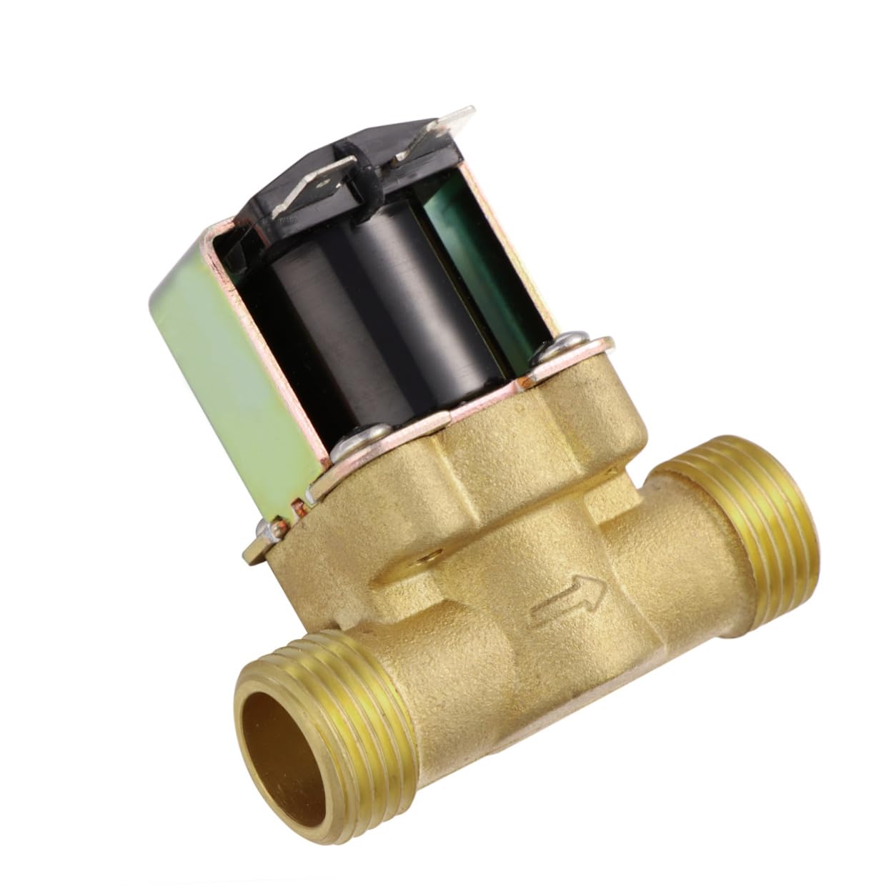 Válvula de solenoide de latón para sistemas de energía solar y distribución de agua caliente