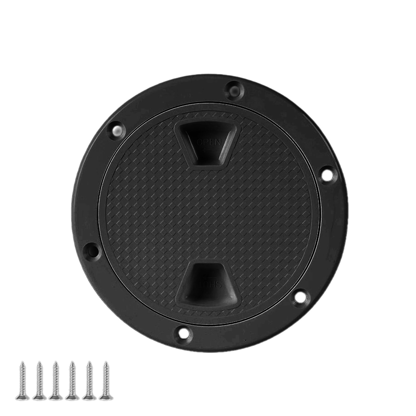 KAIXINXIN Marine Grade ABS Inspection Hatches 4/6/8 Inch Round Access Easy Install Round Hatches for Deck