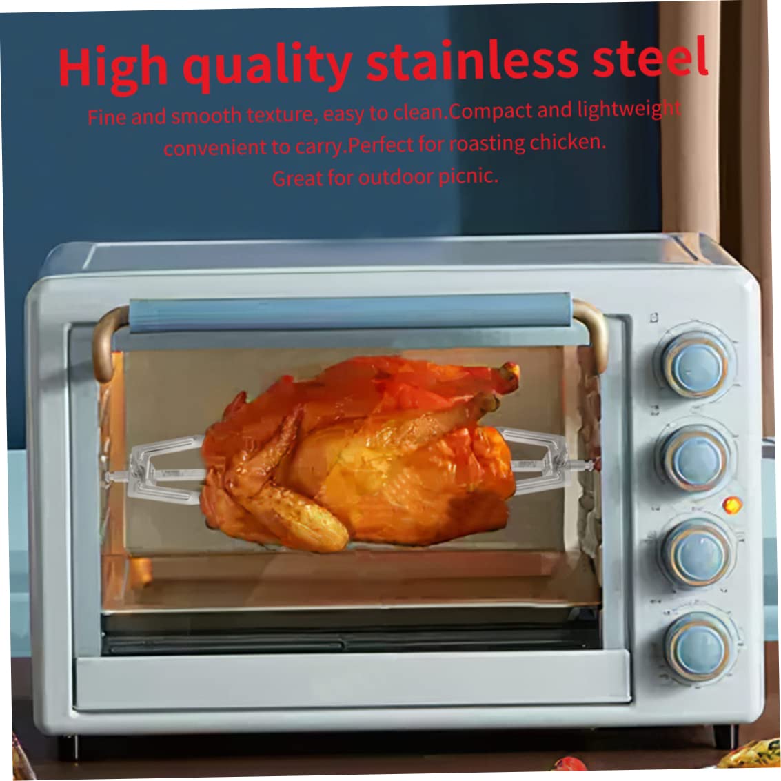 Fourchettes à Viande De Rôtisserie En Acier Inoxydable De 34