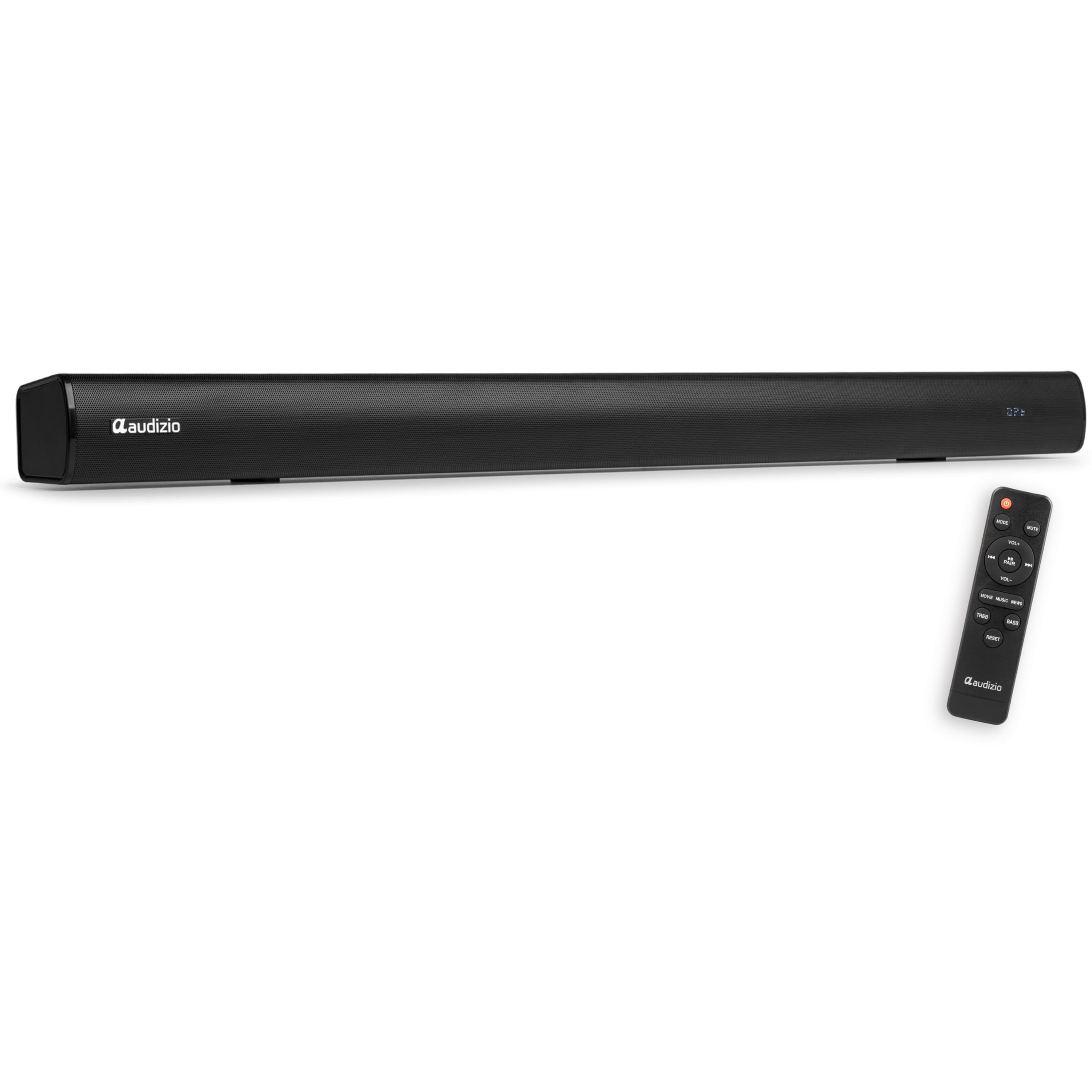 Audizio SB90 TV Soundbar Bluetooth - Heimkino Soundsystem 90W | Bluetooth 5.3 | HDMI ARC | Optisch | 90 cm Soundbar TV Lautsprecher für Fernseher, Fernbedienung, Schwarz