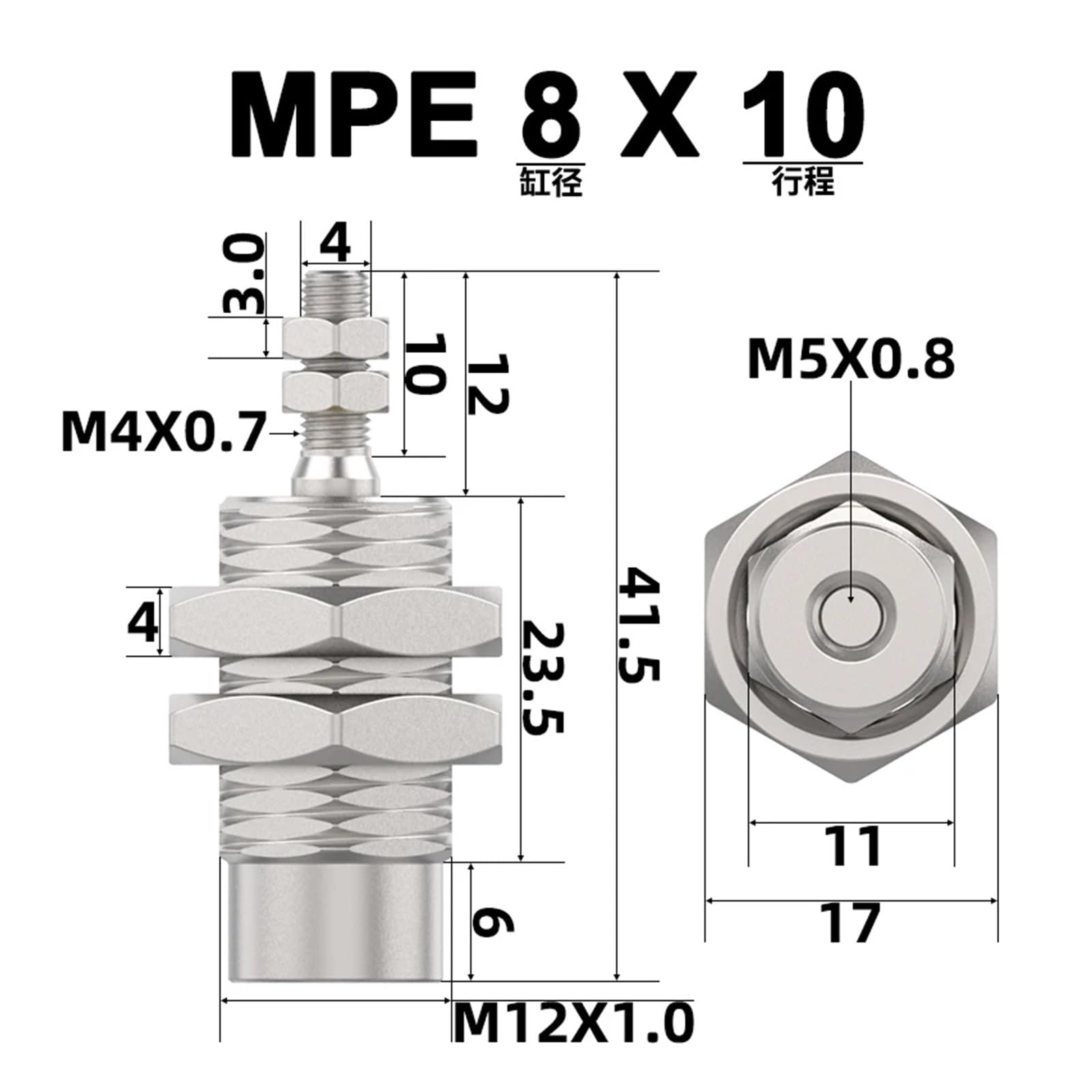 1 sztuka trzpień sprężynowy serii MPE6X10 MPE6X15 MPE6X10 MPE6X10 MPE6X10 MPE12X5 MPE6X15 MPE8X10 MPE12 (MPE8X10)