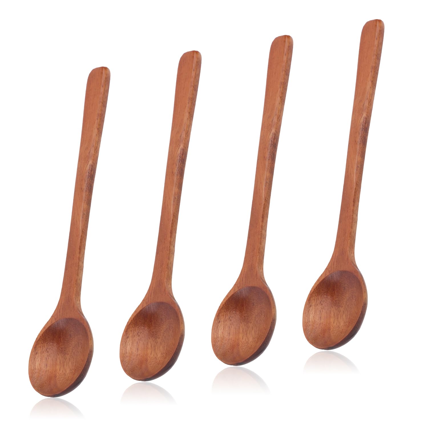 Cucchiaio In Legno Naturale Fatto A Mano - Cucchiaino Per Caff&egrave;, Miele, Zuppa, Zucchero