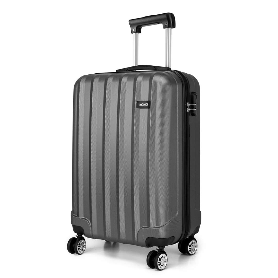 Buy Kono Lightweight Cabin Suitcase 55x35x20cm Hard Shell ABS Luggage