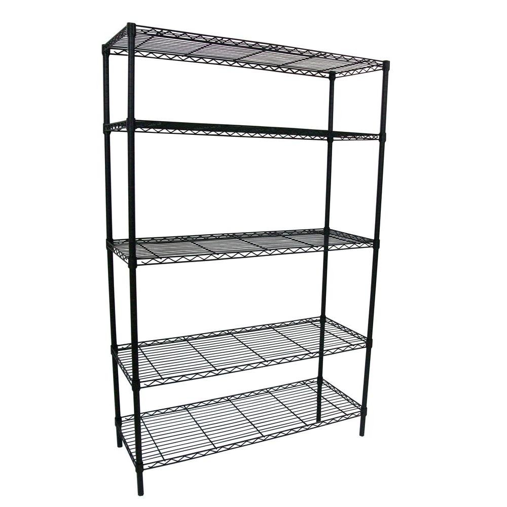 Amazon.com: HDX 5-Shelf 36 in. W x 16 in. L x 72 in. H Storage