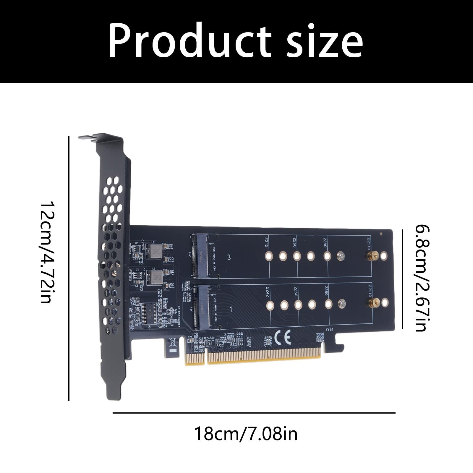 Scheda espansione PCIe Gen4 X16 Alte Prestazioni Che Offre Larghezza Banda 64 Gbps Accesso rapido Storage Installazione Rapida Scheda connessione Computer
