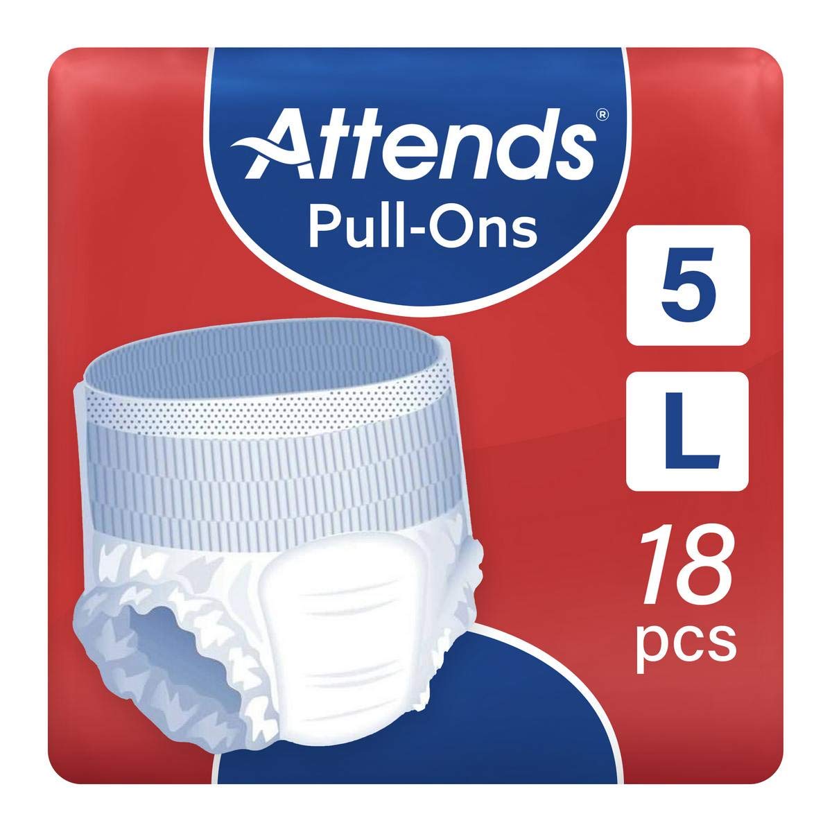 AttendsPull ons 6 Large - Pack of 18 Incontinence pants