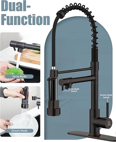 Miniatura 5 de Casavilla Grifo de cocina con dispensador de jabón, KF2101I