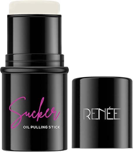 RENEE Sucker Oil Pulling Primer Stick 5gm, Instantly Mattifies & Smoothens Skin Texture | Enriched With Cocoa Butter, Argan & Macadamia Oil | Reduces Shine Due to Excess Oil,…