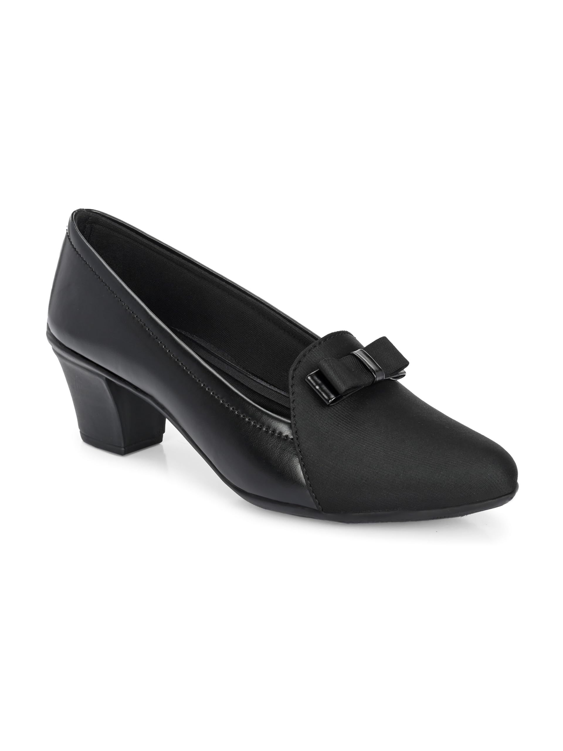 Black Synthetic Women's Heel Bellies-image-32