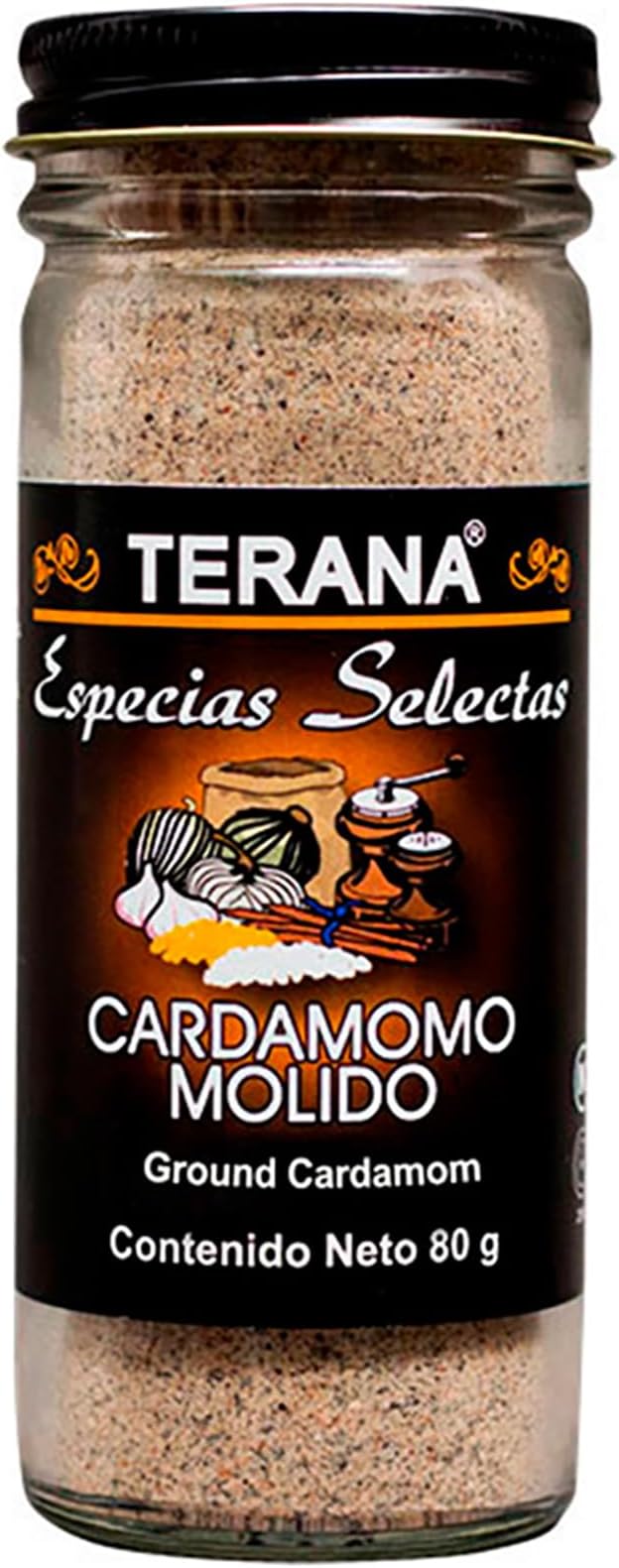Terana Ground Cardamom, 2.82 Ounce