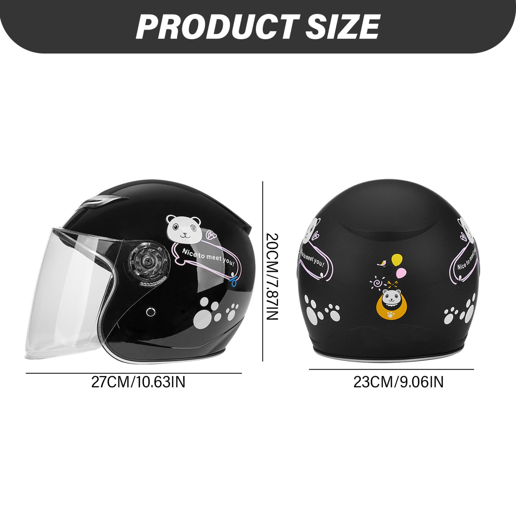 Casco de Bicicleta Ajustable de Cara Completa para niños, a Prueba de Viento, absorción de Impactos, Comodidad, Cabeza de Seguridad, Accesorio para Scooter para niños y niñas