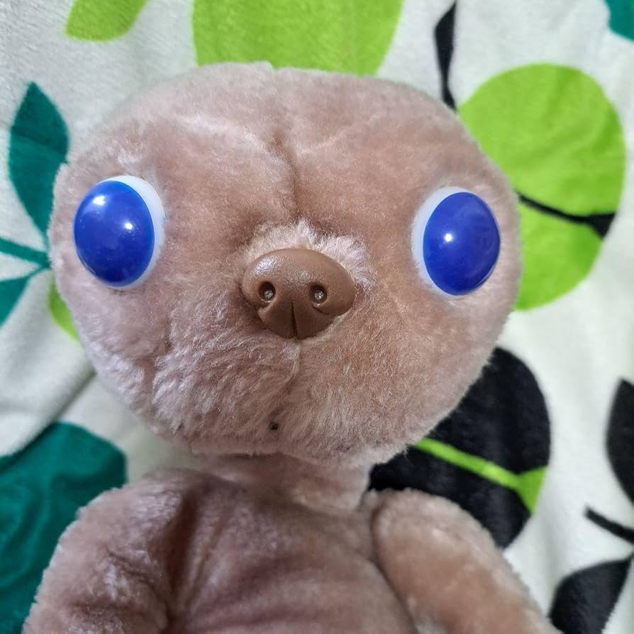 【希少】映画　E.T. ぬいぐるみ 1982年製　昭和レトロ KAMAR社製 Amazon.co.jp: 映画 E.T. ぬいぐるみ 1982年製 レトロ KAMAR社製