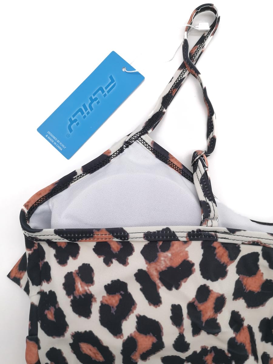FLYILY Costume da Bagno a Due Pezzi Donna Canotta Stampata Pantaloncini da Donna Costume da Bagno Taglie Forti Tankini Sets