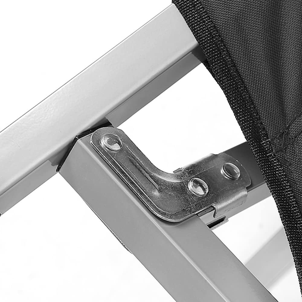 Lit de Camp Pliant pour Le Camping, Lit de Camping Pliant avec Sac de Transport, 190 x 62 x 42 cm,Tubes métalliques, Charge Maximal 150 kg