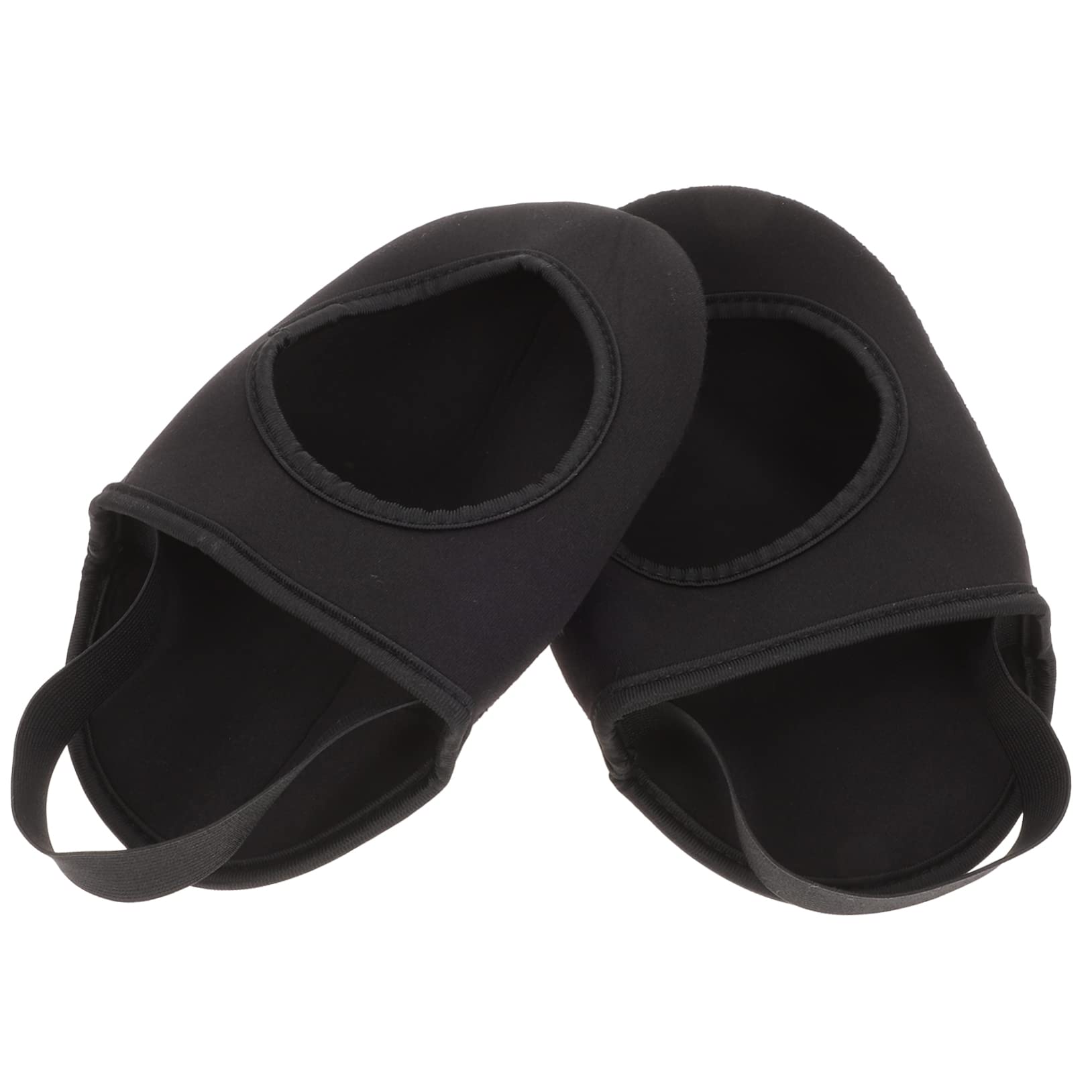 balacoo 4sets Cycling Overshoes Bowling Shoe Covers Reflective Strip Neoprene Water Half Covers 2pcs*4