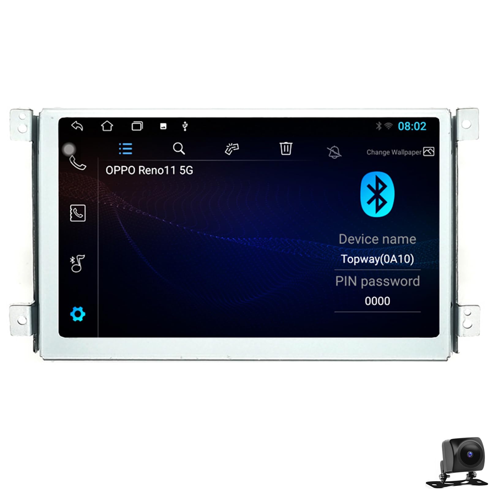 Bezprzewodowe radio samochodowe Carplay dla Buick Park Avenue 2015-2018 7-calowy ekran dotykowy Stereo Bluetooth Zestaw głośnomówiący Android Auto GPS WiFi FM RDS Kamera cofania U(Color:8 CORE 8+256G)