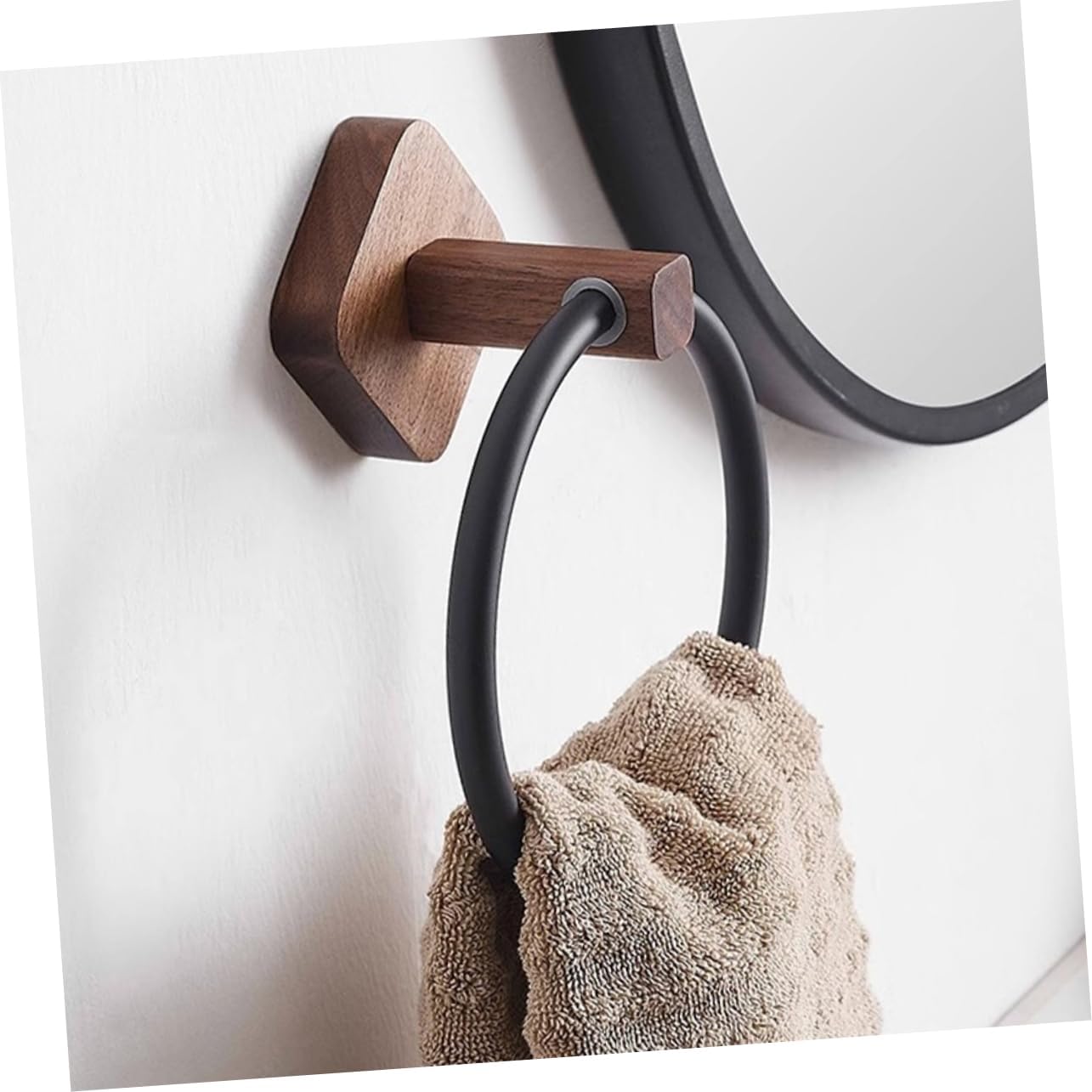 Hand Towel Ring for Bathroom Kitchen Towel Holder Modern Style Towel Holder Wall Mount