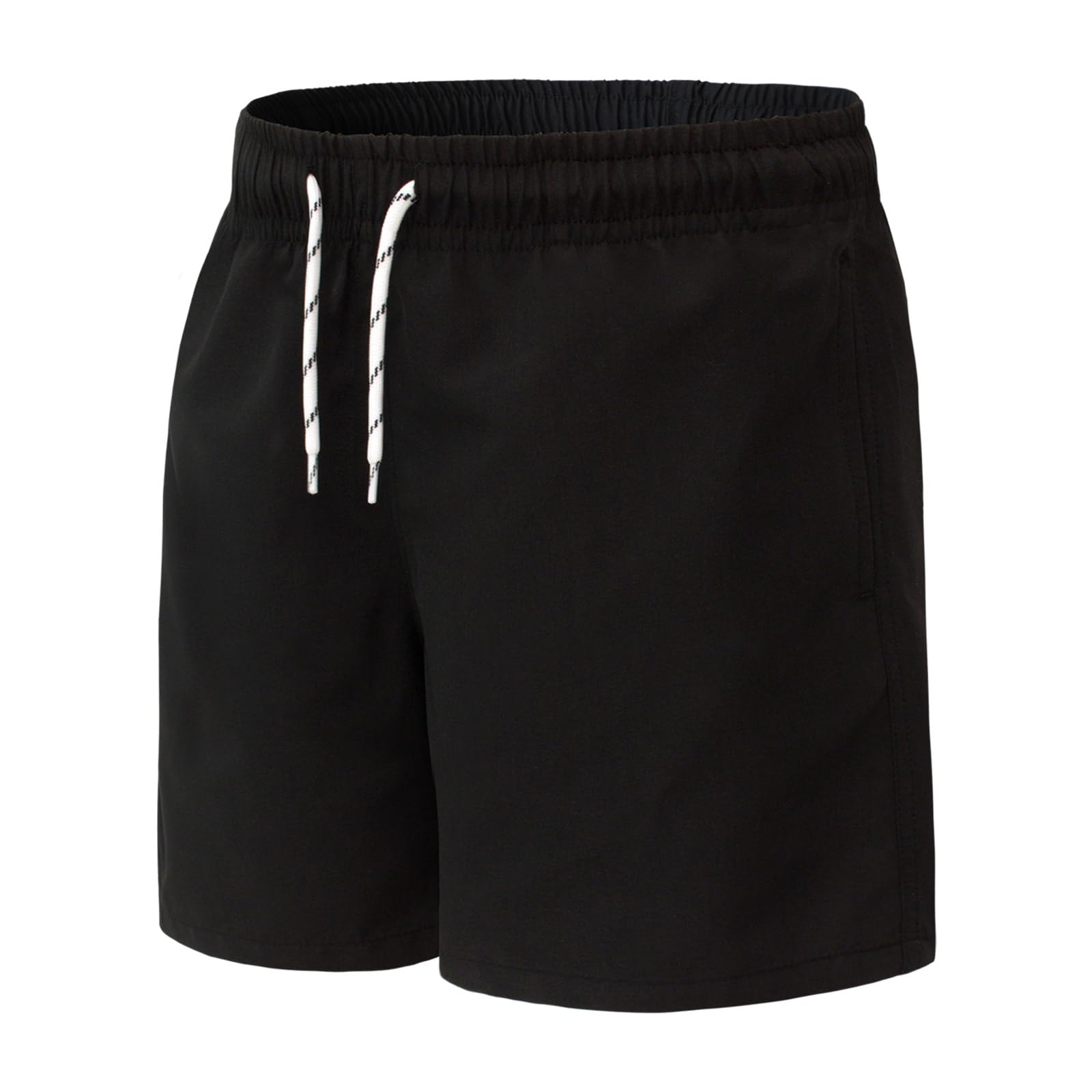 Hill & Sea Badehose Jungen Kinder Badeshorts Unisex Schnelltrocknend Boardshorts Atmungsaktiv Wasserabweisend Badeshorts mit Mesh-Futter Taschen und Verstellbarem Tunnelzug
