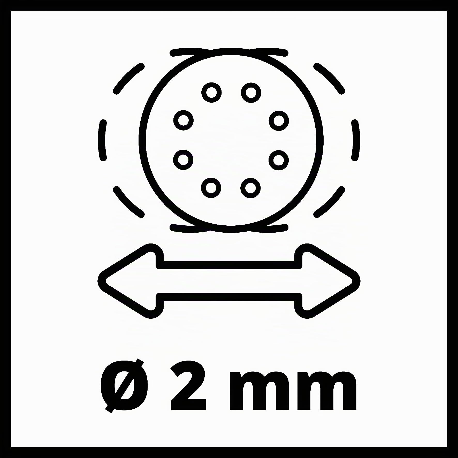 Einhell Lijadora orbital aleatoria inalámbrica TE-RS 18 Li-Solo Power X-Change (ión-litio, electrónica de velocidad, cierre de gancho y bucle, incl. 1x lija P80, sin batería ni cargador)