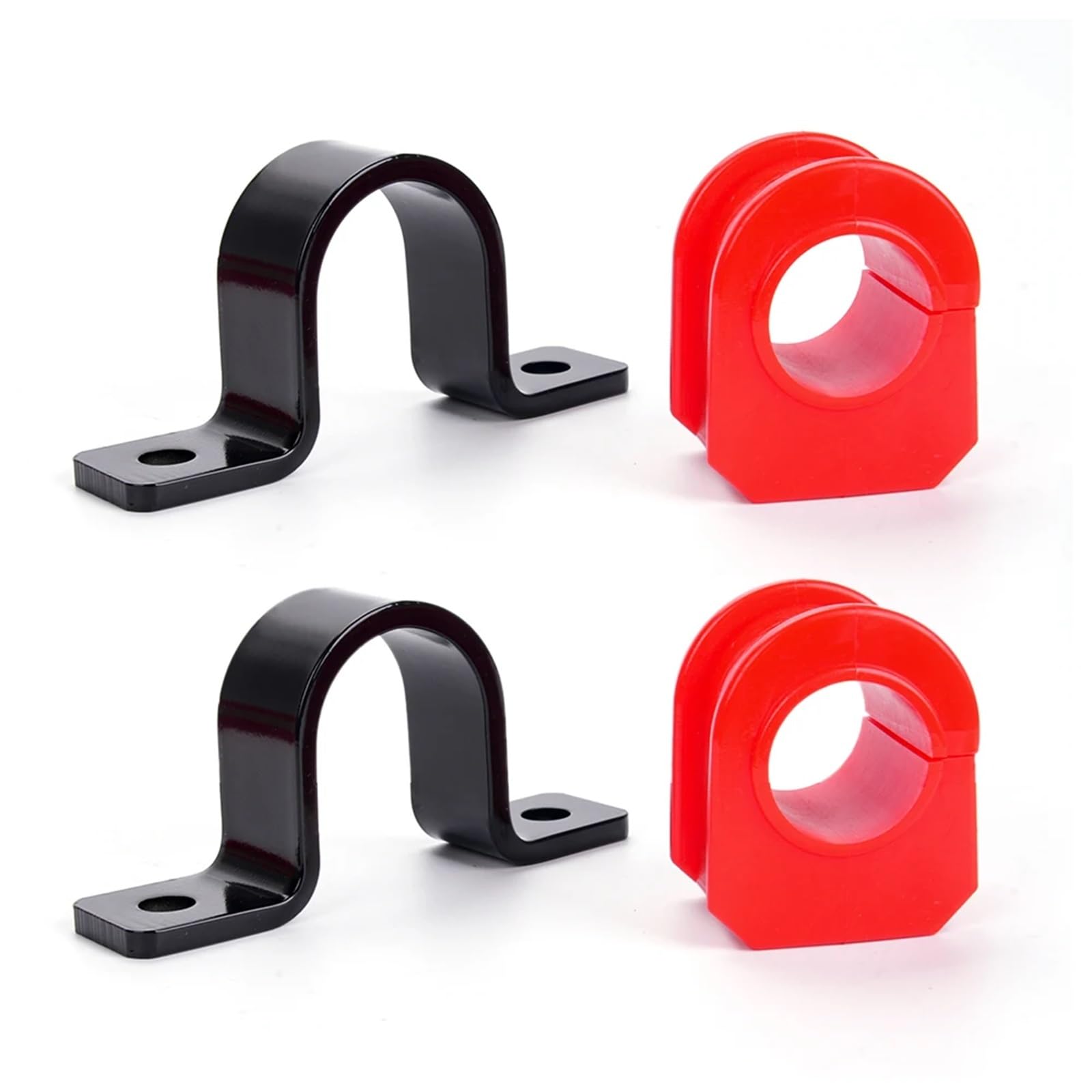 Xfyesl Bushing With Bracket Suspension Control Arm Bushing Muge-Front Sway Bar Stabilizer Mounting Bracket And Bushing Kit K80201 Fit For Ford 4Wd F250 F350 F450 F550 Sfn066(Bushing With Bracket)