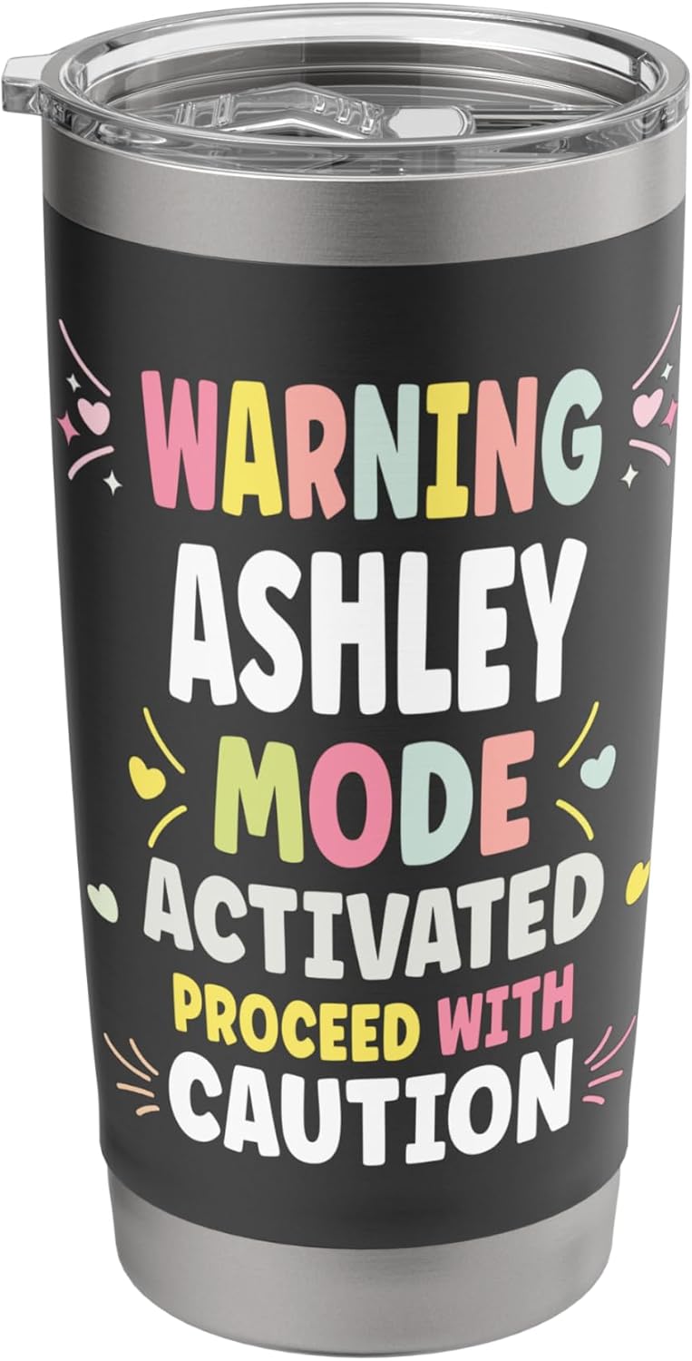 ASHLEY Personalized Women’s Gift Custom ASHLEY Stainless Steel Insulated Tumbler