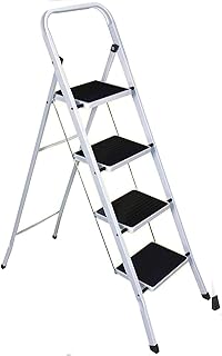 Foldable 2, 3 & 4 Step Steel Ladder Non Slip ...,