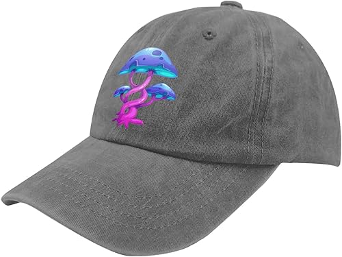 Miniatura 2 de Sombreros de fantasía de dibujos animados de hongos para papá, sombreros para mujer, sombrero vintage ajustable para papá