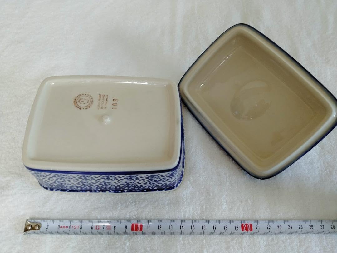 ポーランド食器 バターケース 陶器 ポーランド陶器・食器専門店ツェラミカ