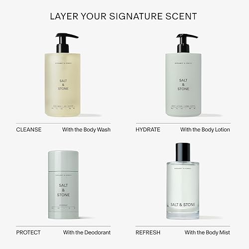 Miniatura 7 de Salt & Stone Loción corporal para mujeres y hombres  Loción corporal diaria perfumada  Hidrata, nutre y suaviza la piel  Restaura la piel seca