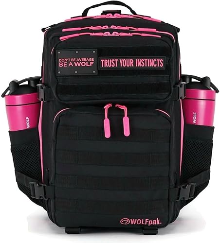 Miniatura 15 de WOLFpak Mochila 35L, Negro (Alpha Black), Tamaño único, Mochila Negro (Alpha Black),Leopardo negro,Rosa neón negro,Edición Nightshade,Verde