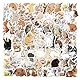 100 Stück Kaninchen Aufkleber Pack Hase Sticker Set wasserdichte Vinyl Sticker für Laptop Kinder Autos Motorrad Fahrrad Skateboard Gepäck Koffer Computer Aufkleber Graffiti Decal