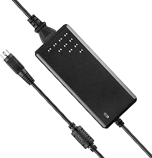 SLLEA 4-Pin AC/DC Adapter for Netgear Ready NAS 104 RN104 RND-4D ReadyNAS RN10400-100NAS RN10442D-100NAS RN10400100NAS 4-Bay Diskless NAS Network Attached Storage Power Supply Cord