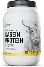 Levels 100% Micellar Casein Protein, Hormone Free, Vanilla Bean, 2LB