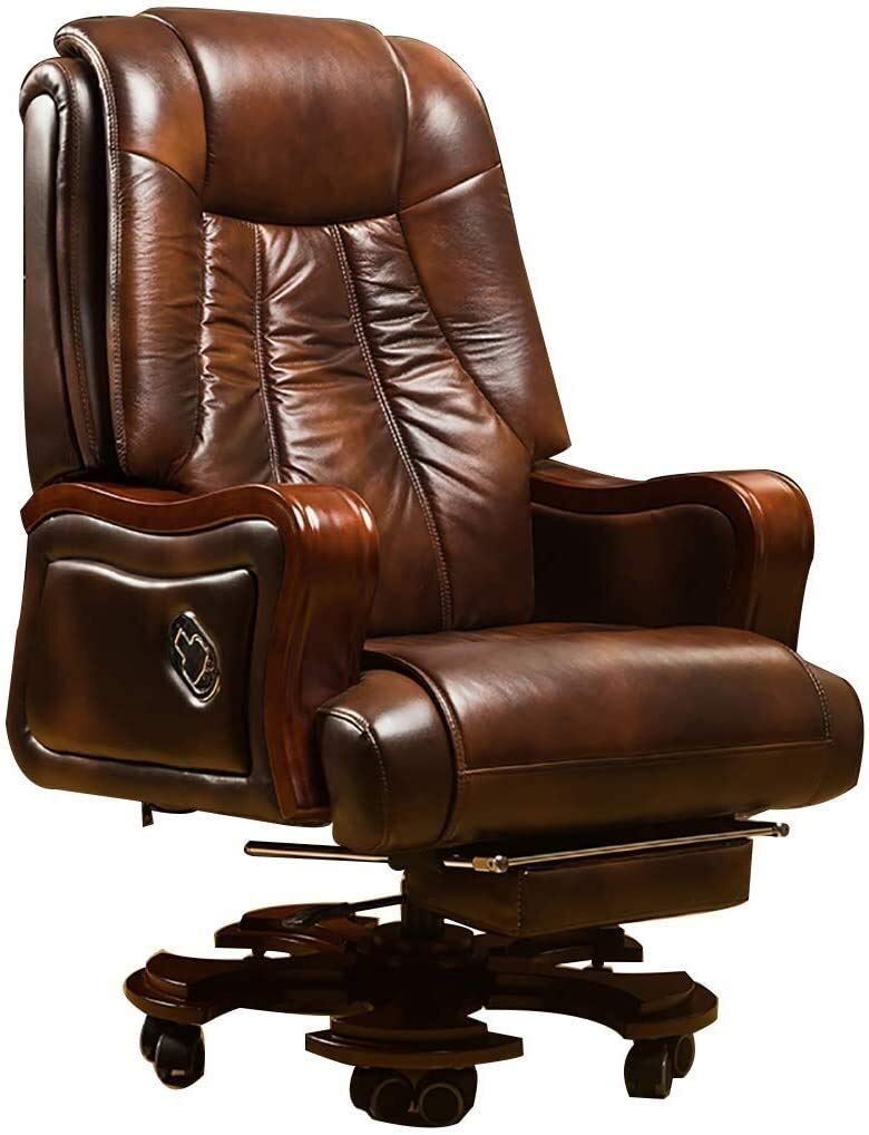 Amazon.com: High-Back Leather Executive Swivel Adjustable Swivel