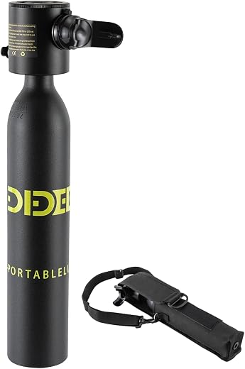 YIYIONCE Scuba Tank 0.5L Mini Scuba Tank Reusable Diving Tank for 5-10 Minutes Underwater Device Scuba Cylinder Deepest 33...