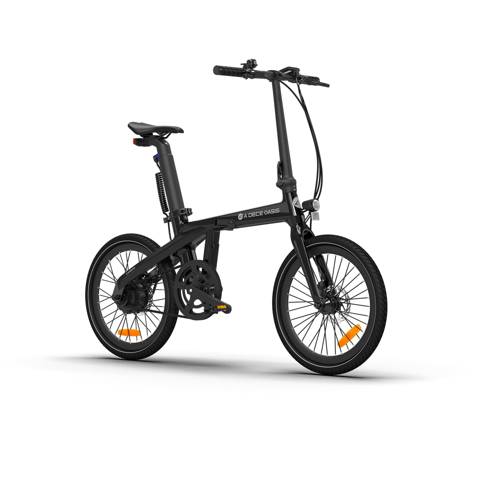 A Dece Oasis ADO E-Bike Air Carbon Elektrofahrrad, ebike Damen/ebike Herren,Bike,klapprad Riemenantrieb 14,5Kg IPS LCD Display, GPS,ADO APP,250W