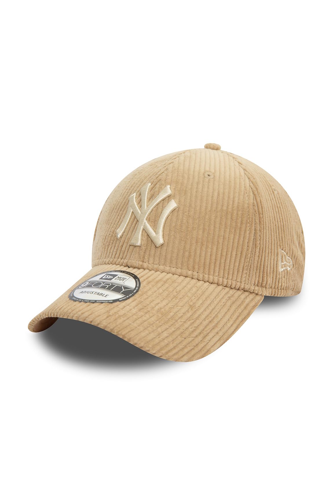 New Era 9Forty - Cappellino con cordino largo New York Yankees, colore tortora