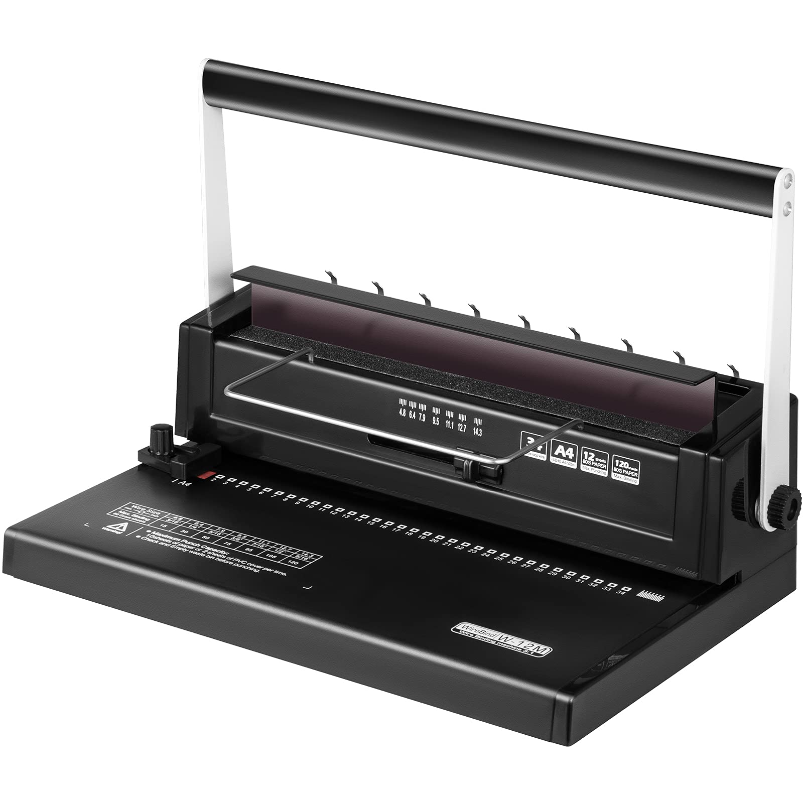 Buy VEVOR 34 Holes Manual Coil Binding Machine TD130 Book Binding