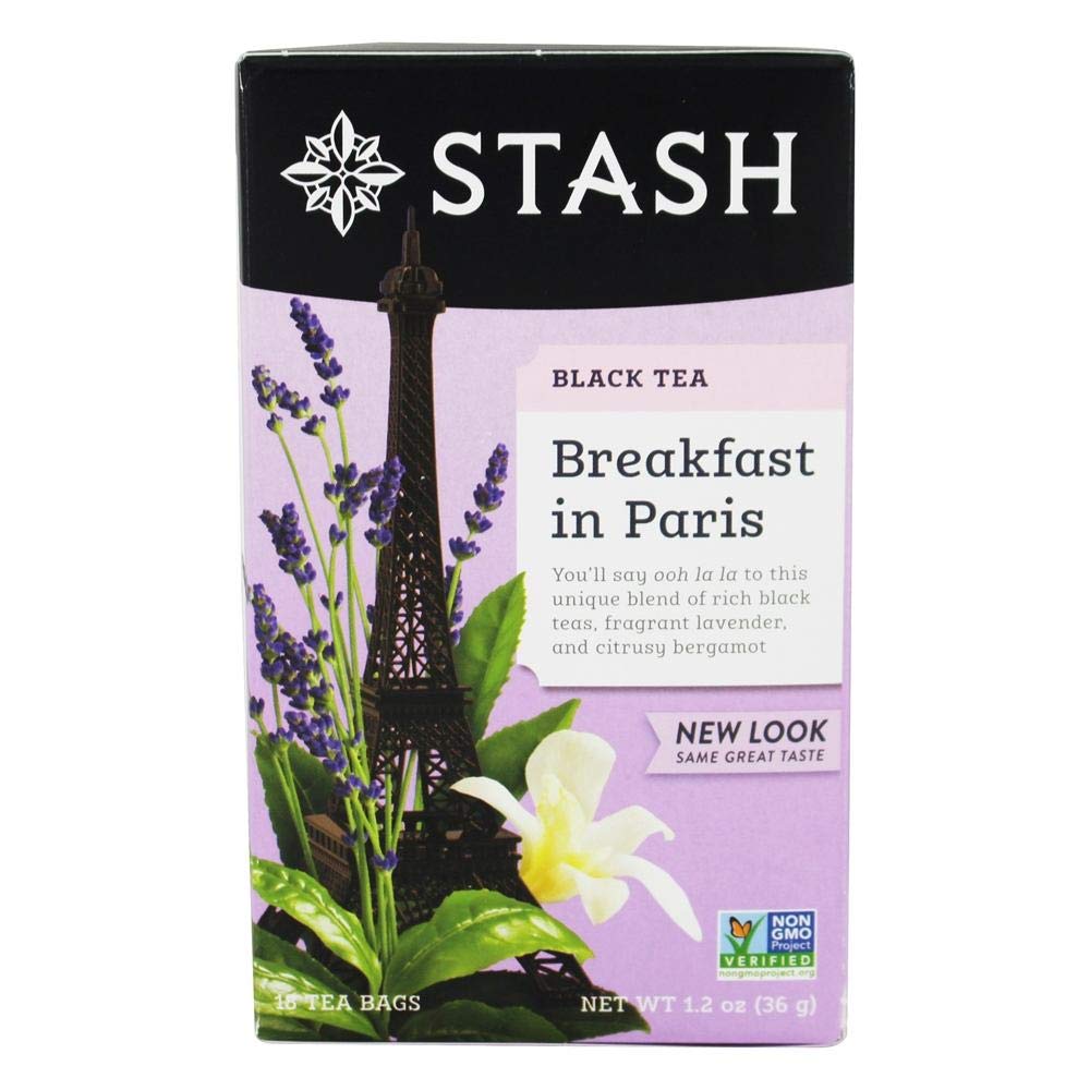 Stash Tea Breakfast in Paris Black Tea, 18 Count