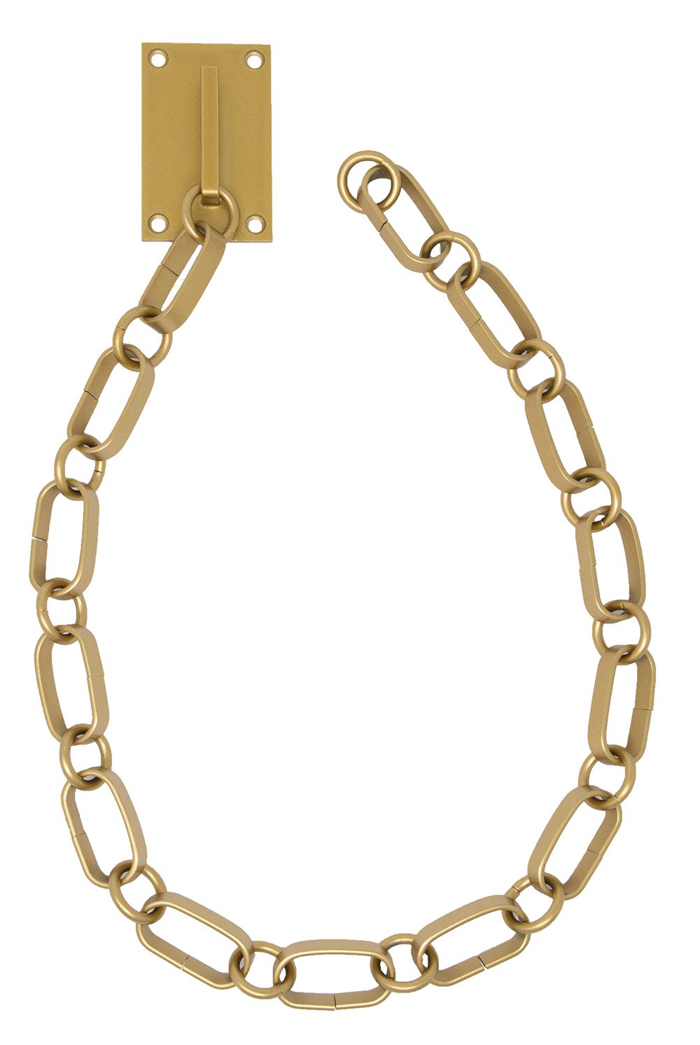 Urbanest Sotto Chain Drapery Tieback, 27 1/2-inch Long, Gold