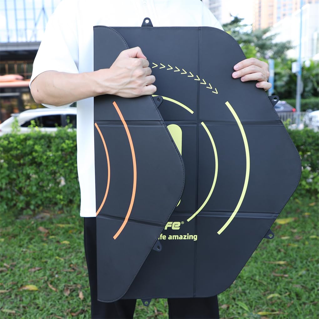 Plataforma de aterrizaje para drones AVATA 2 con mayor resistencia al viento y al viento. Se puede enjuagar y limpiar. Delantal hexagonal, Negro, 80cm
