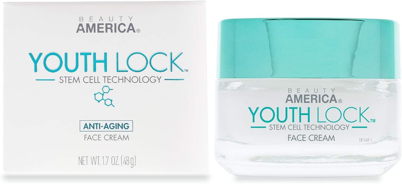 Youth Lock, Advanced Anti-Aging Stem Cell Face Cream, 1.7 Oz, Off-White