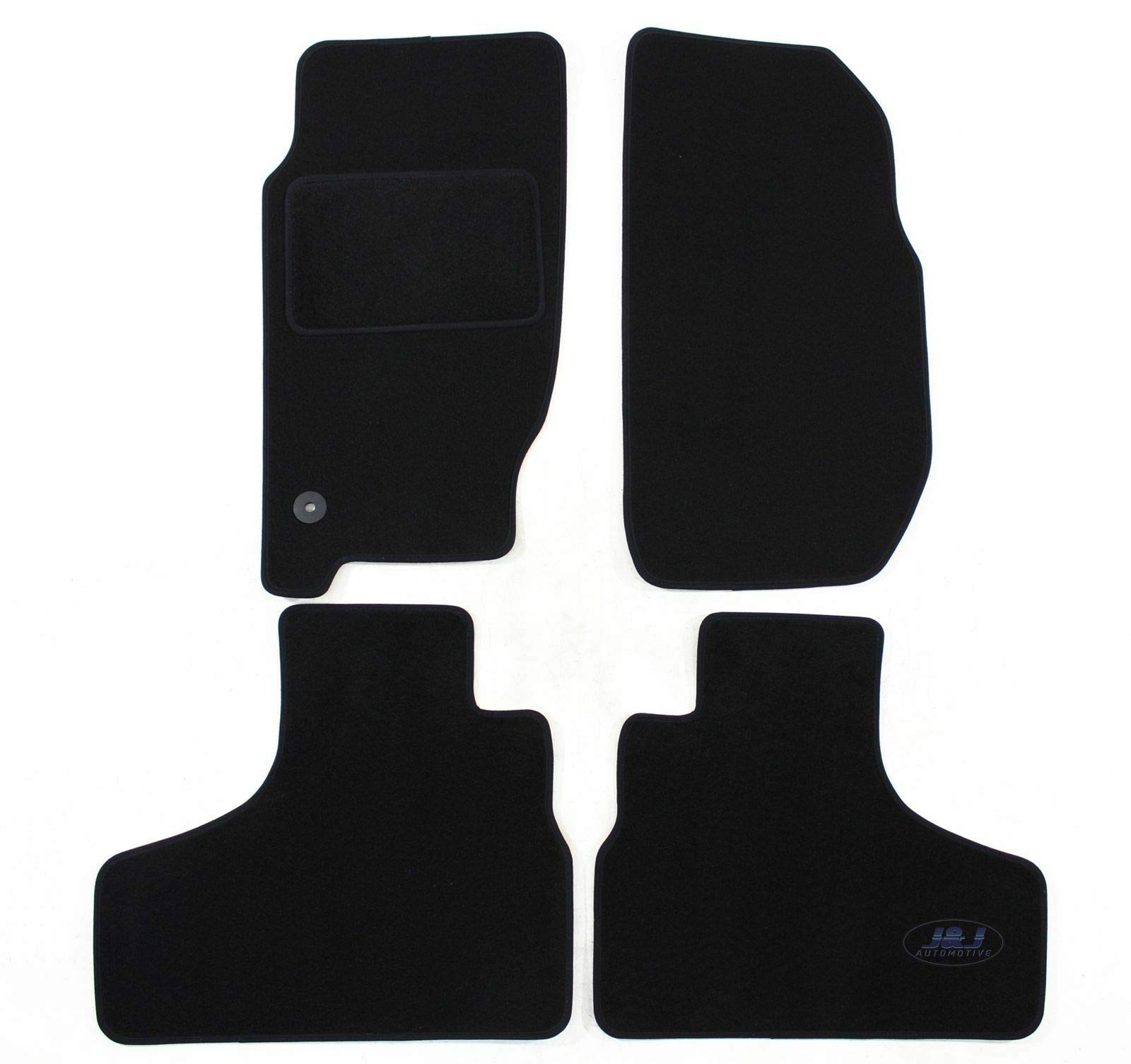 J&J AUTOMOTIVE | Tappeti Tappetini In Tessuto In Velluto Su Misura Adatti Per Cherokee 2001-2008, Set di 4 Pezzi, Anteriore E Posteriore, Antiscivolo
