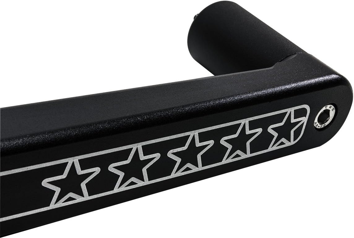 VMS RACING Passenger Side Grab BAR Handle in Black Compatible with Jeep Wrangler JK JKU 07-10 2007-2010
