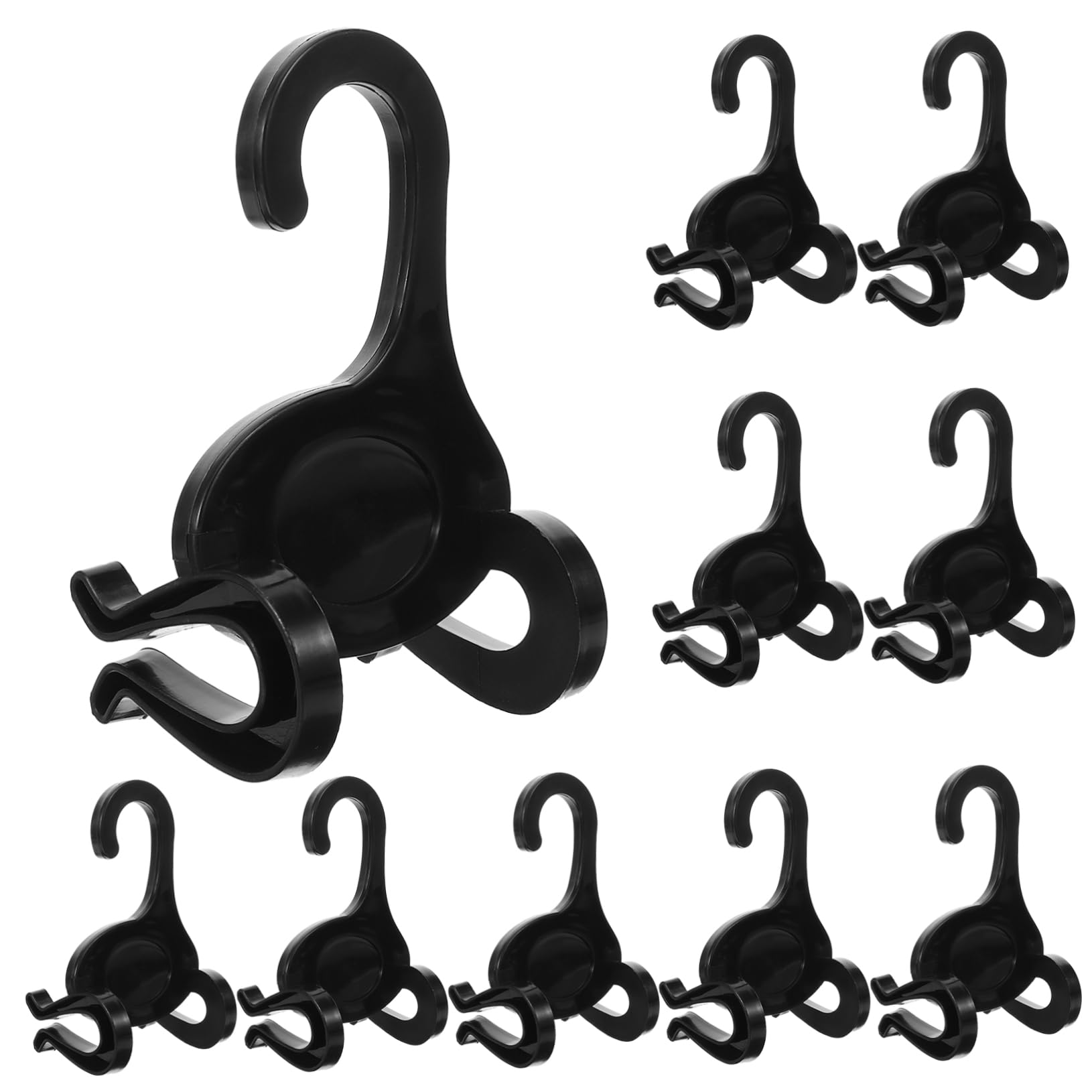 ABOOFAN 10Pcs Space Saving Shoe Hangers for Organized Storage Shoe Hooks for Sneakers Slippers and Sports Shoes for Home Use and Closet Display