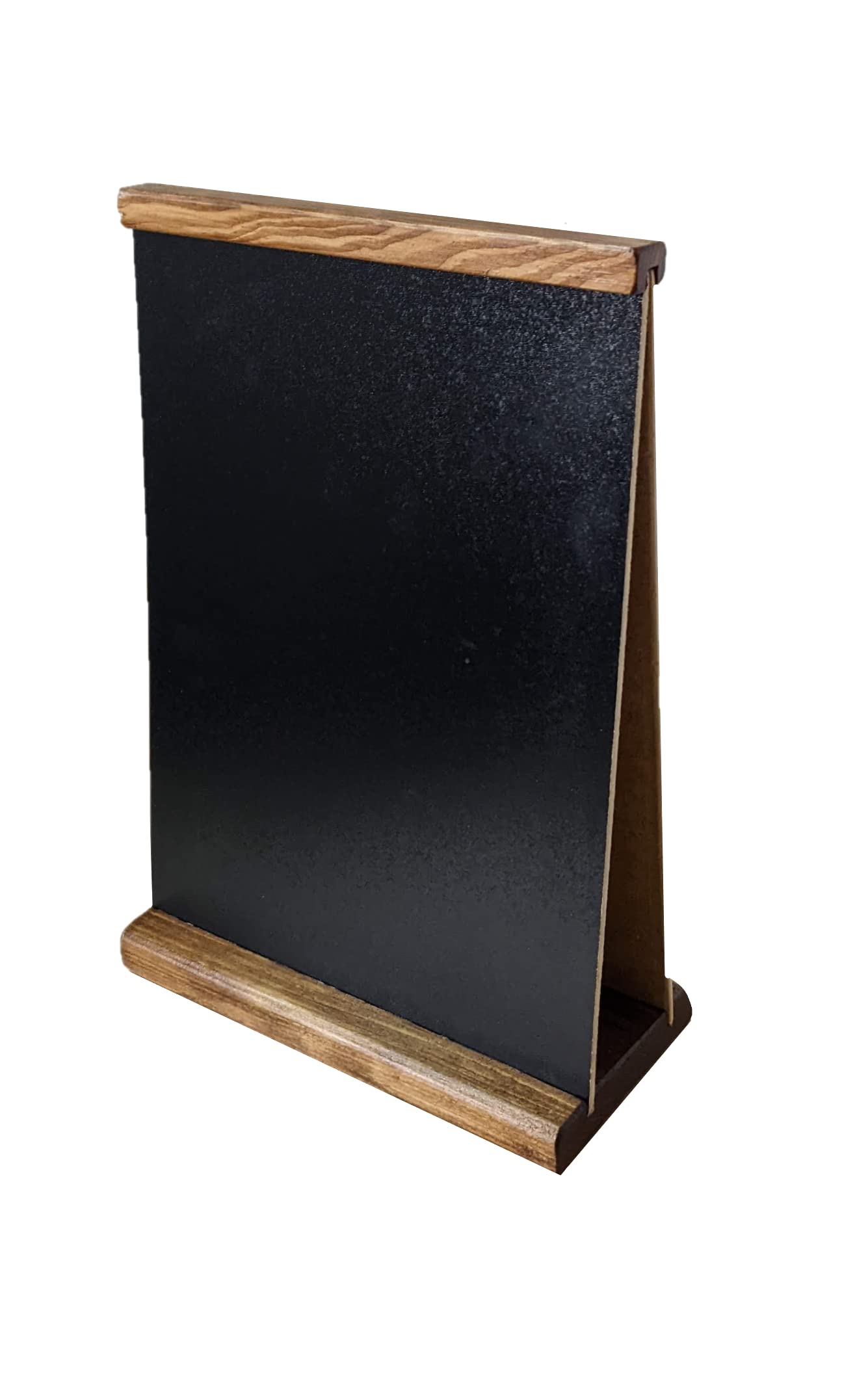 A4 Dining Table Table Stand on Both Sides Slate Board for Writing on Table Stand A4 menu Cards can be Written on Advertising Board Wooden Board Chalk Board (2) - Image 2